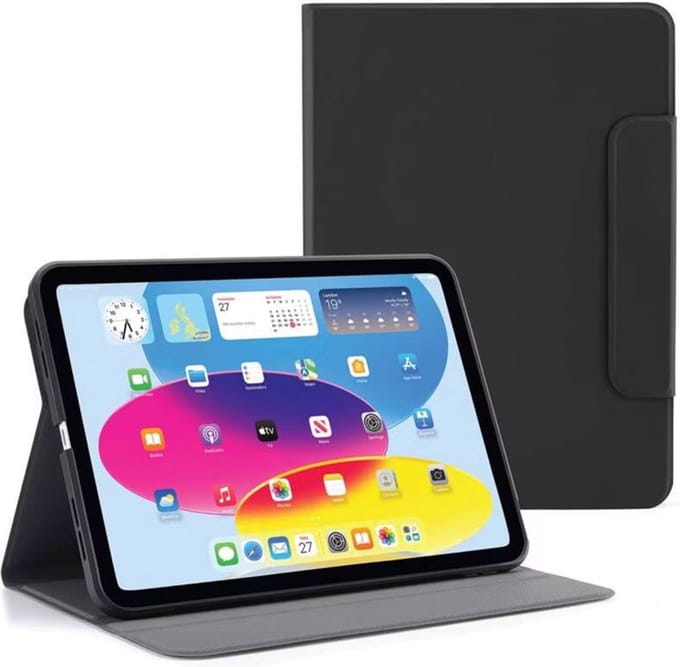 Pipetto Origami No5 Rotating Folio Case voor de iPad Pro 13 (2024) M4 - Zwart