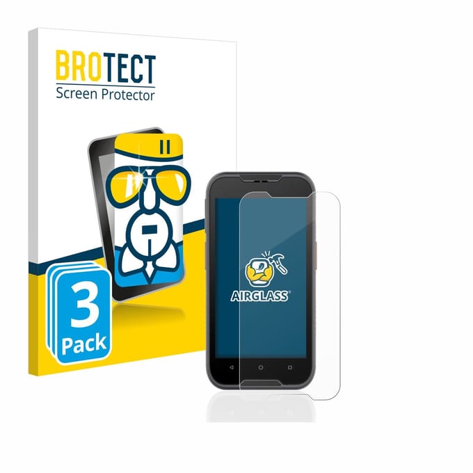Screenprotector 3 Stuks voor Datalogic Memor 10 Beschermglas transparant