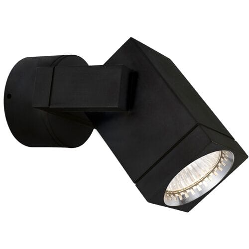 KS Verlichting Cubic Muurlamp Zwart met LED