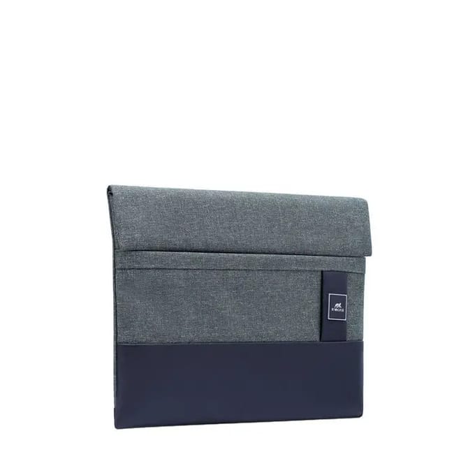Rivacase 8803 33,8 cm (13.3") Opbergmap/sleeve Blauw, Grijs