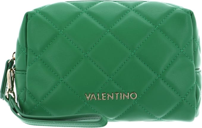 VALENTINO Toilettas Ocarina Soft Cosmetic Case Verde Groene