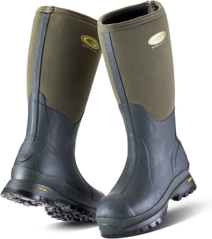 Grubs rubberlaarzen Snowline Wellies Groen