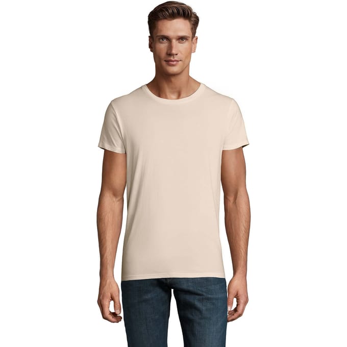 SOLS Heren Kruisvaarder T-Shirt (Natuurlijk)