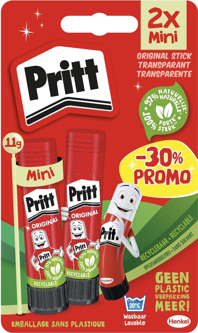 Lijmstift pritt stick original 2x 11gr promo | 12 stuks