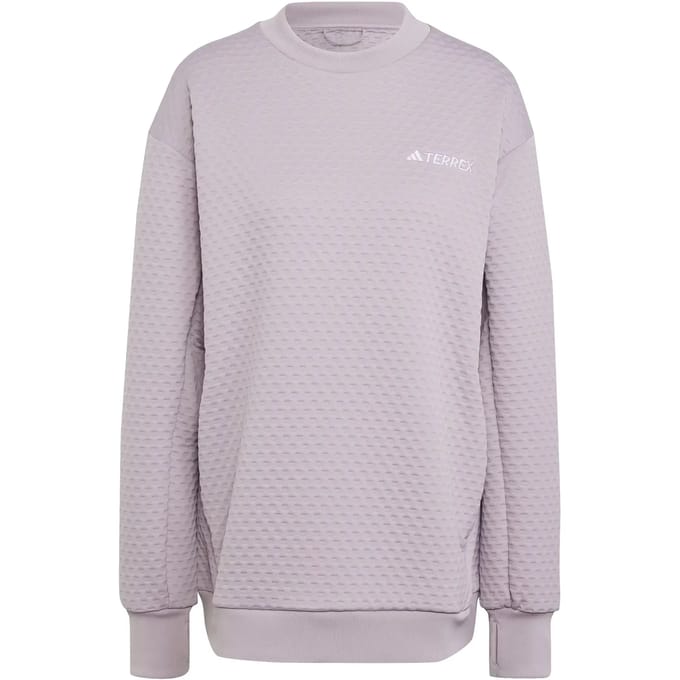 Fleece Jack adidas Sweatshirt Terrex Xploric gris