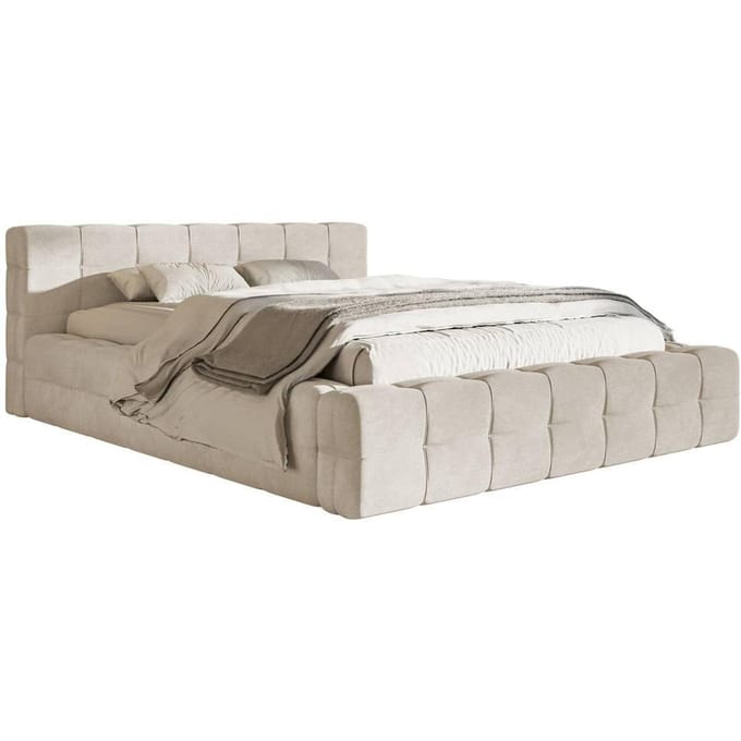Tilly bedframe velvet met opbergruimte 140 x 200 cm | Selsey Design