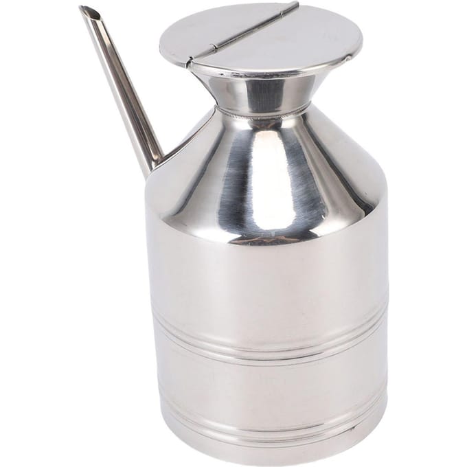 Distributeur d'huile Multifonctionnel Acier Inoxydable 304 Bouteille Contenant Gadget de Cuisine pour Sauce Soja Huile d'Olive Vinaigre No handle 800ML gray