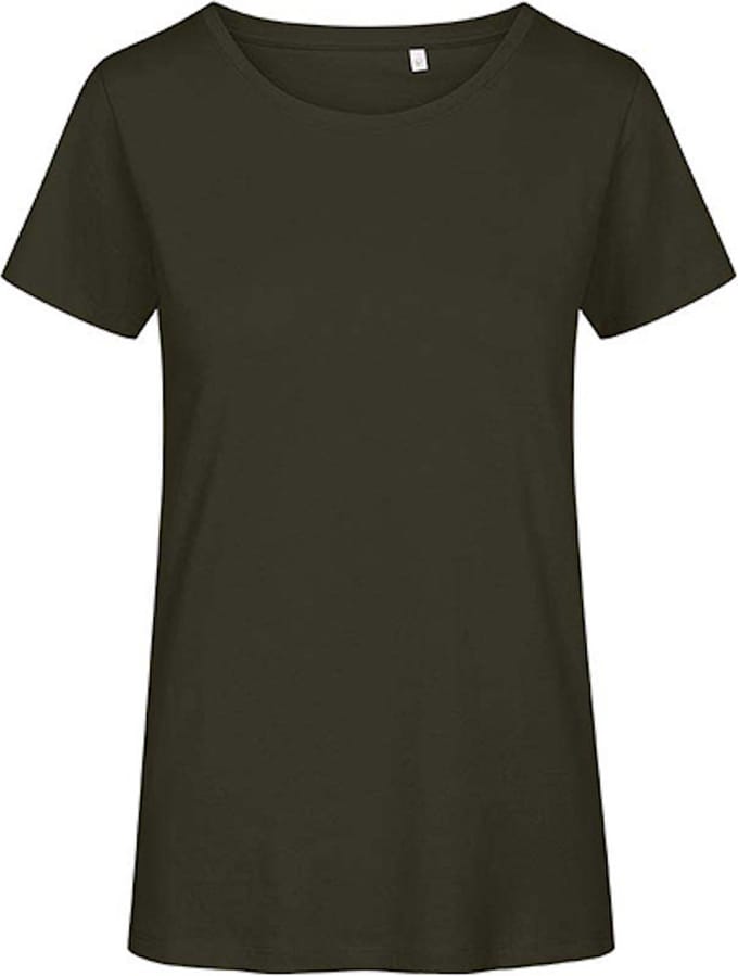 Promodoro Women´s Premium-T Organic E3095 - Khaki - S