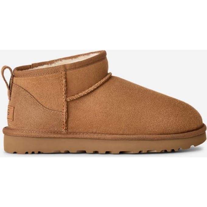 UGG® Classic Ultra Mini for Women in Brown, Size 8, Twinface/Polyester/Leather