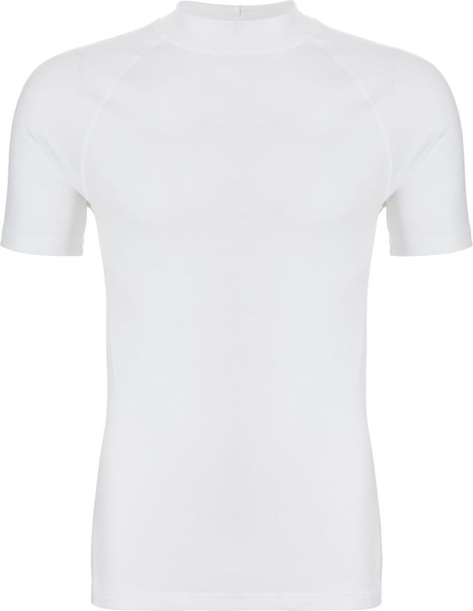 thermo shirt short sleeve snow white voor Heren | Maat S