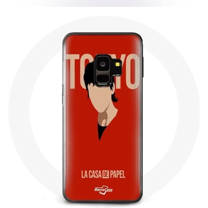 Coque pour Samsung S9 plus La casa de papel Tokyo Fanart logo