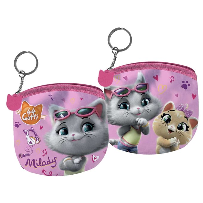 44 Cats portemonnee sleutelhanger