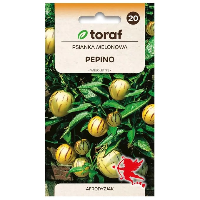 Zaden Meloen Mei Pepino 0,01g exotisch fruit, op de grond en onder de overkapping