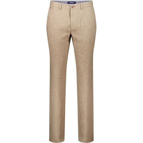 Gardeur Broek Baxter Superior Linnen Blend Cool Touch Camel / male