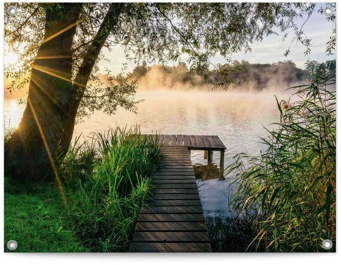 Tuinposter Morgenstond - 60 x 80 - Canvas - REINDERS