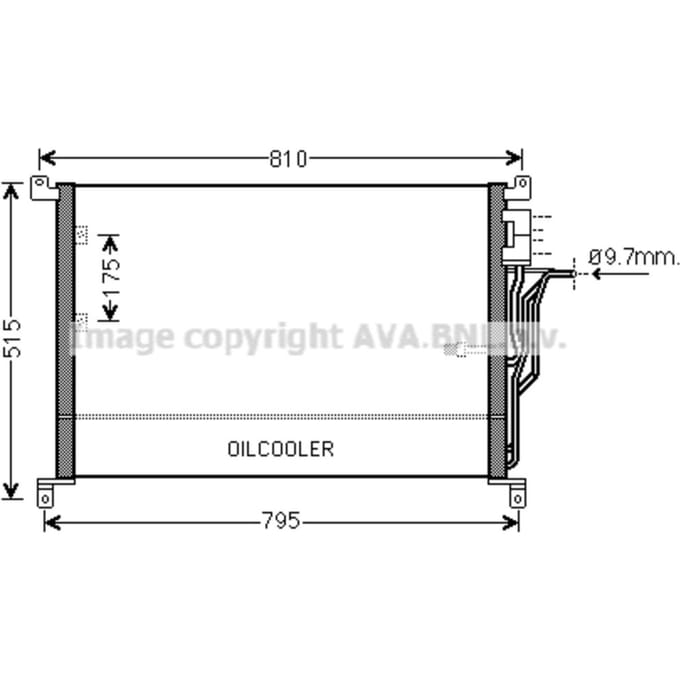 Condensator, airconditioning AVA COOLING AI5301