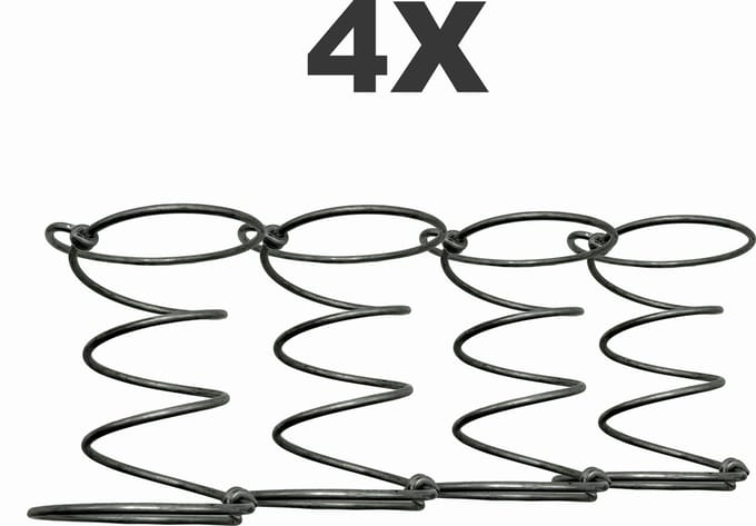 Koppelveren - Springveren - 4 slags - 4 stuks - 3.6mm dik - Meubelrenovatie - Meubelstoffering