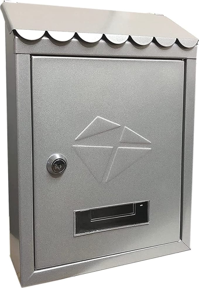 brievenbus / omheining doorwerpbrievenbus - mailbox