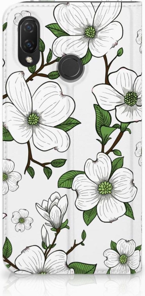 Huawei P Smart Plus Smart Cover Dogwood Flowers