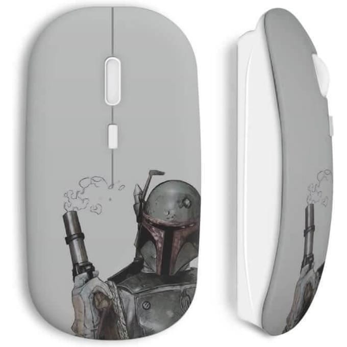 Boba Fett Bounty Hunter Star draadloze muis