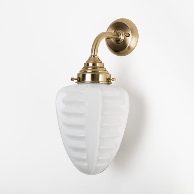 Wandlamp Parole Curve Brons - Art Deco Trade