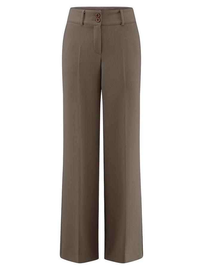 Broek verstevigde band Van Fadenmeister Berlin beige