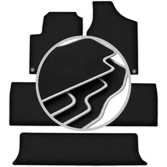 CARLUX-SILVER automatten voor: Ford Galaxy MK1 minivan (1995-2006)