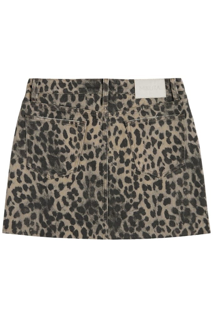 Mikuta The Leo Slit Denim Skirt Größe: S | Kurze Sporthosen Outlet | Damen | Blau