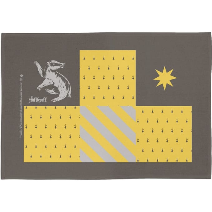 Harry Potter Hufflepuff House Tea Towel