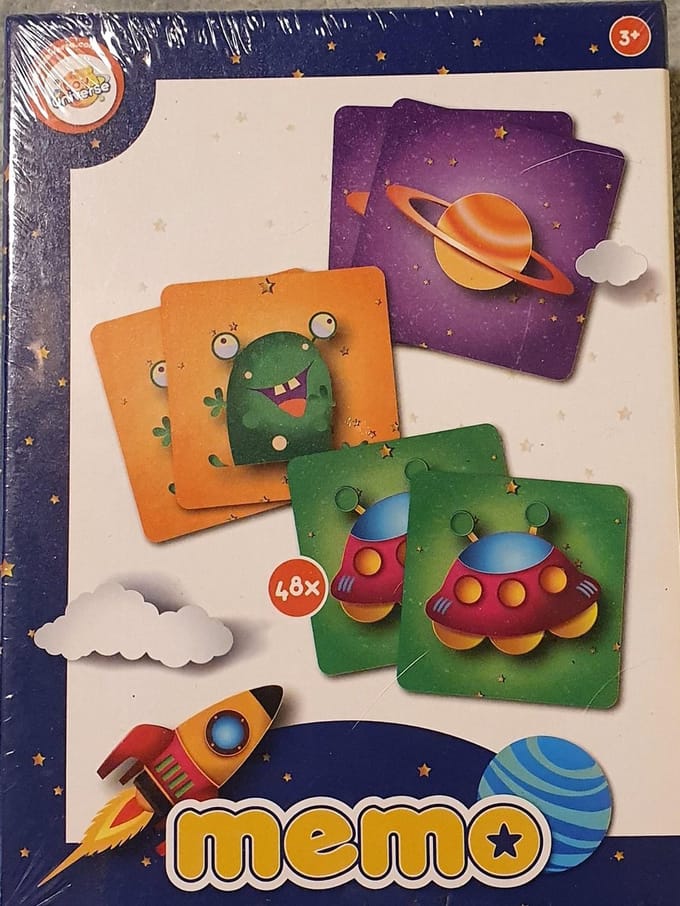 Memo - Space  48 kaartjes