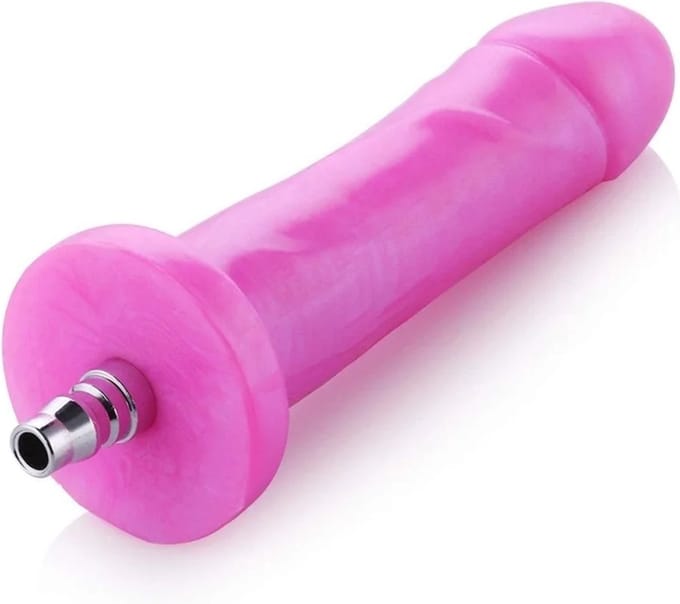 Hismith Anale & vaginale Medisch Siliconen Dildo Roze met QAC