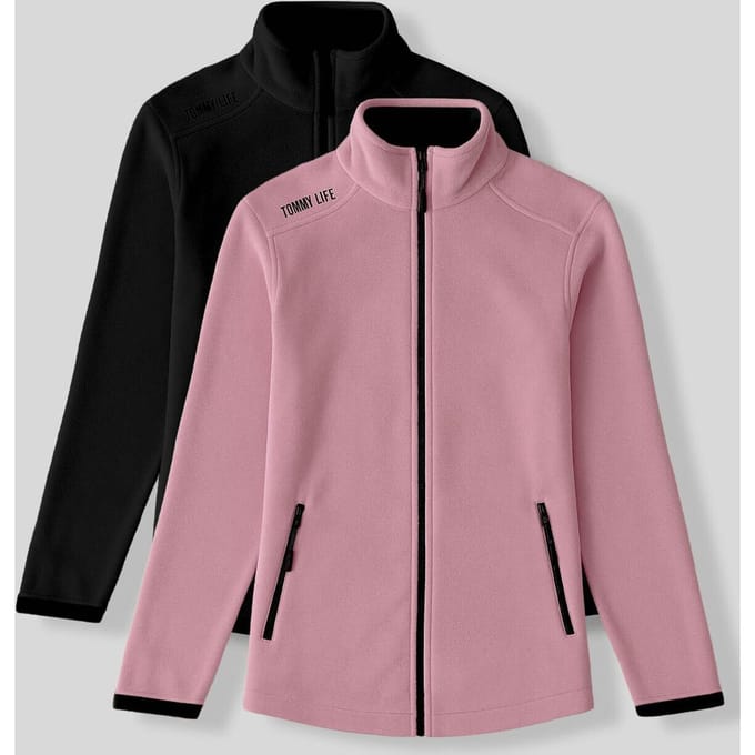 Dames Pluche Rits Sweater