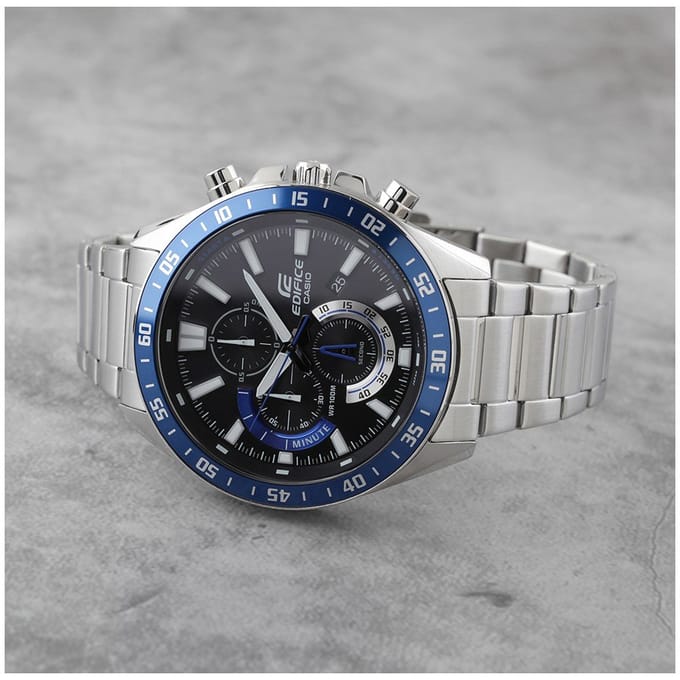 Casio Edifice EFV-620D-1A2VUEF Herenhorloge 51 mm - Zilverkleurig