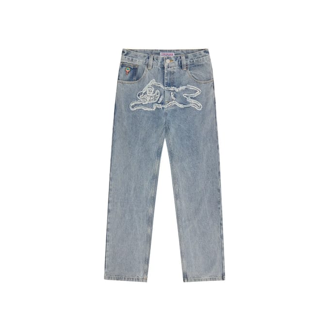 Jeans Icecream Running Dog