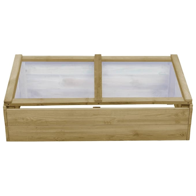 vidaXL - Kas - 100x50x35 - cm - geïmpregneerd - grenenhout