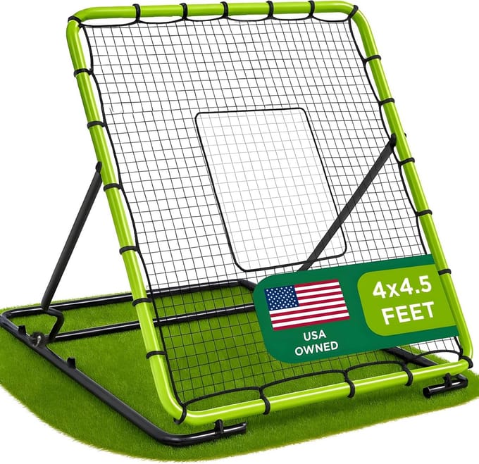 Honkbal Rebounder Net voor Veldoefeningen met Meerdere Terugkeerhoeken