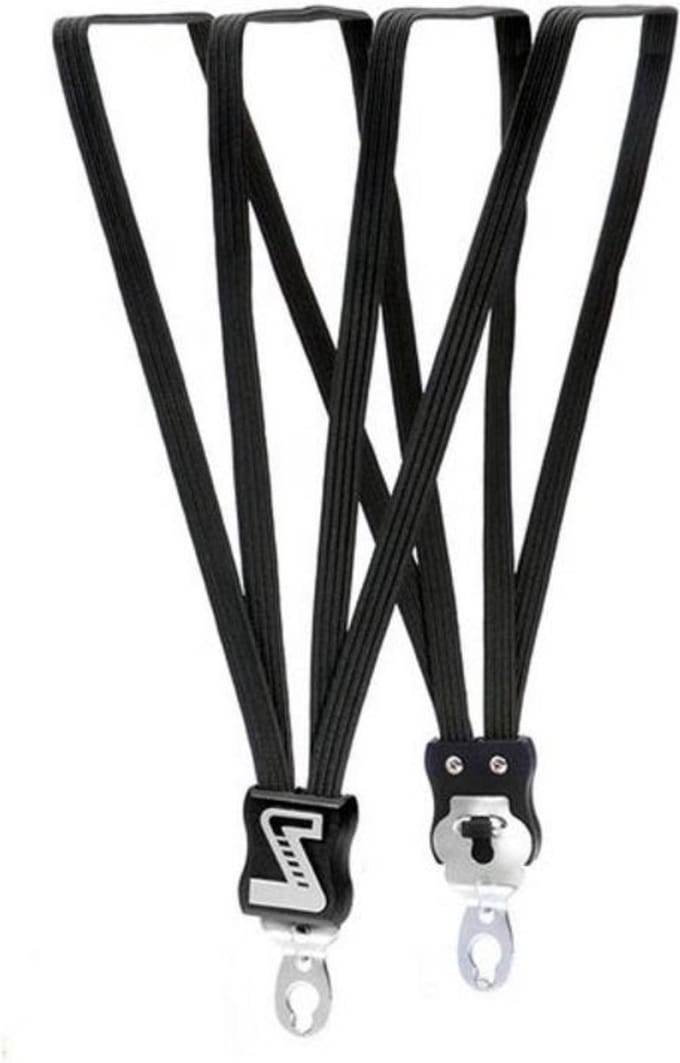 Simson Extra lange snelbinder - 4 stevige binders - zwart