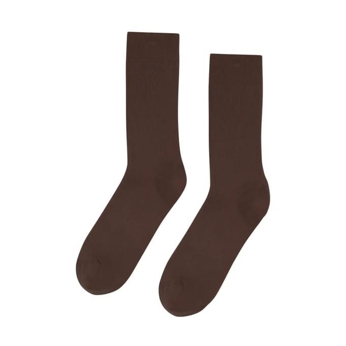 Sokken Colorful Standard Classic Organic coffee brown