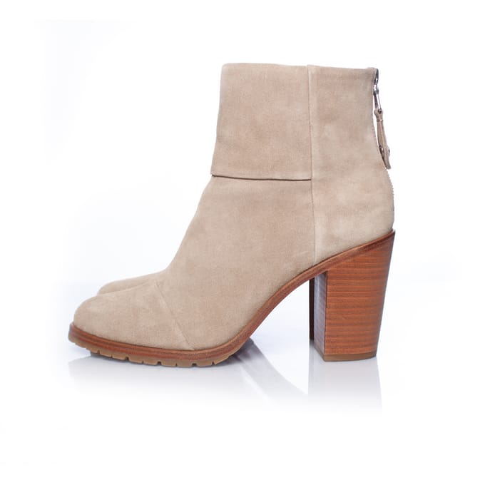 Rag & Bone Waxy laarzen in beige suède