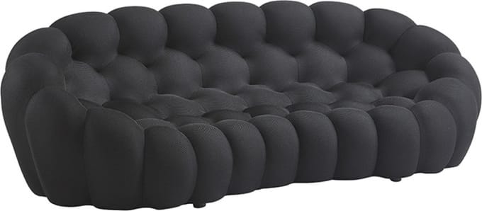 Victoria Bubble 3-zitter Bank - Zwart
