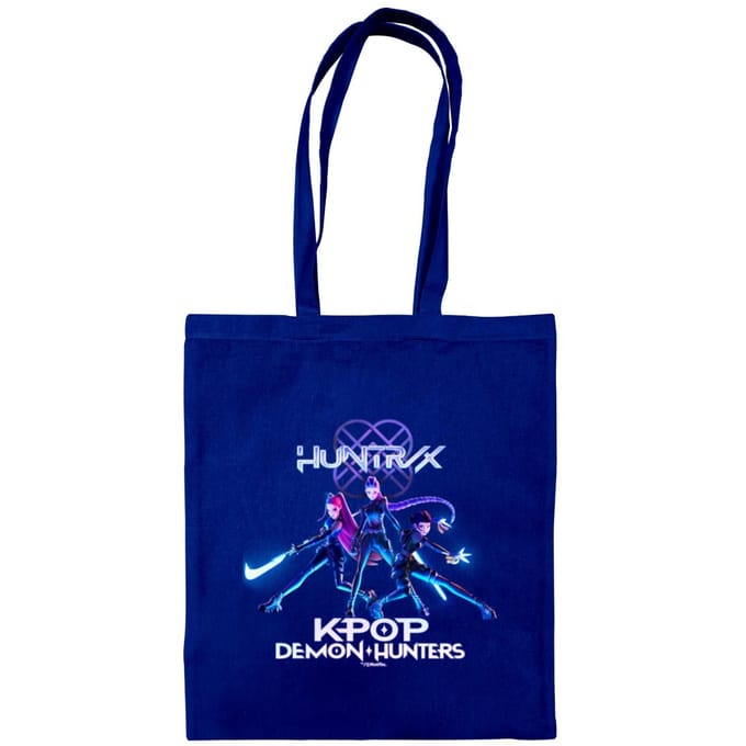 K-Pop Demon Hunters Trio Tote Bag (Marineblauw)