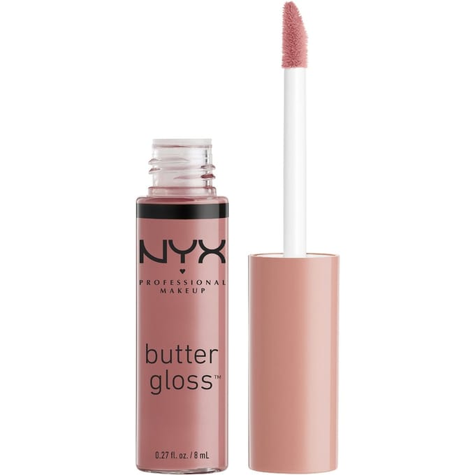 NYX Professional Makeup, Butter Gloss, Gloss à Lèvres, 07 Tiramisu, 8ml (0,27 fl oz) brown