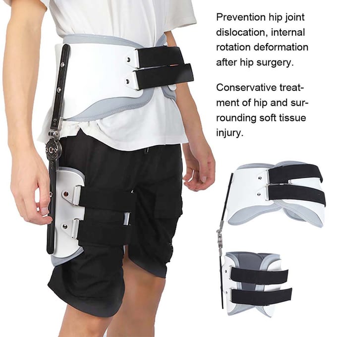 Heuporthese Ondersteuning Heupgewricht Bescherming Fixatieapparaat Postoperatieve Orthopedische Hulpmiddelen gray