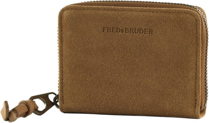 FREDsBRUDER Leren Portemonnee Jo Wallet Caramel Lichtbruin