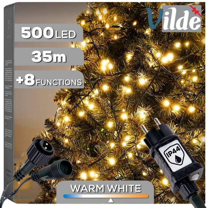 Vilde - Kerstboomverlichting - 500 LED's - 33,5 m - Binnen en Buiten