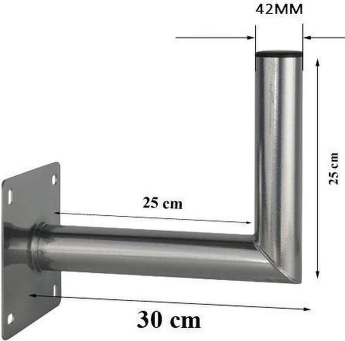 Xsarius WH 25 42mm Antenne Muurbeugel Satelliet Staal