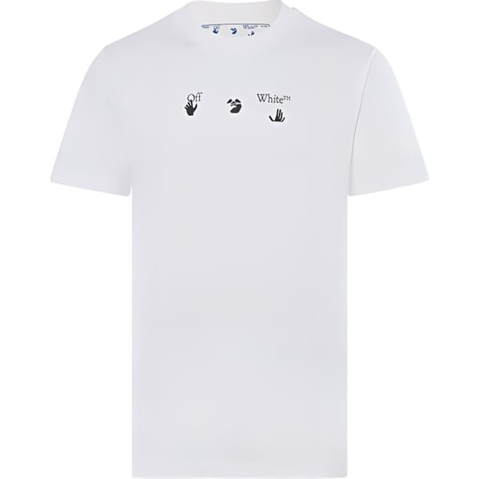 OFF-WHITE T-shirt Peace Worldwide Over  OMAA038R21JER0080155 M white