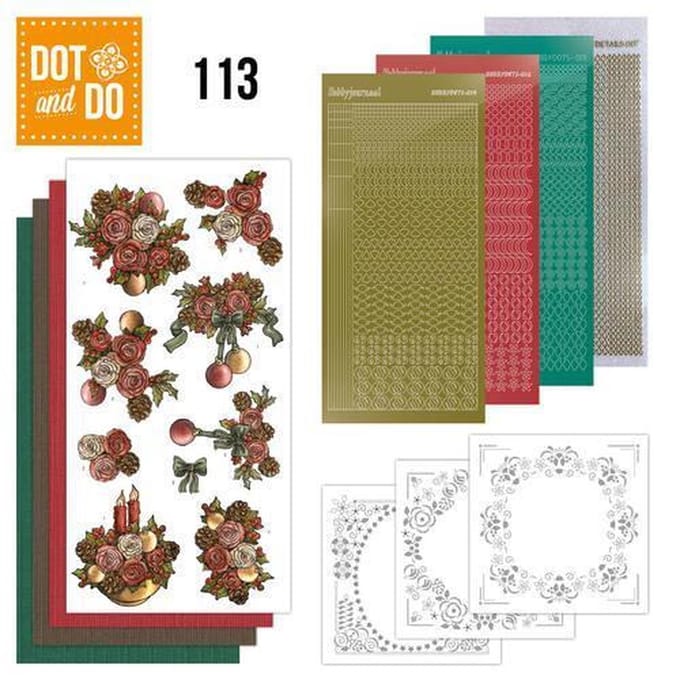 Dot and Do 113- Kerst Bloemen