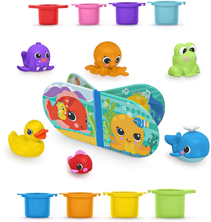 Baby badspeelgoed set splash splash - Bright Starts - vanaf 6 maanden