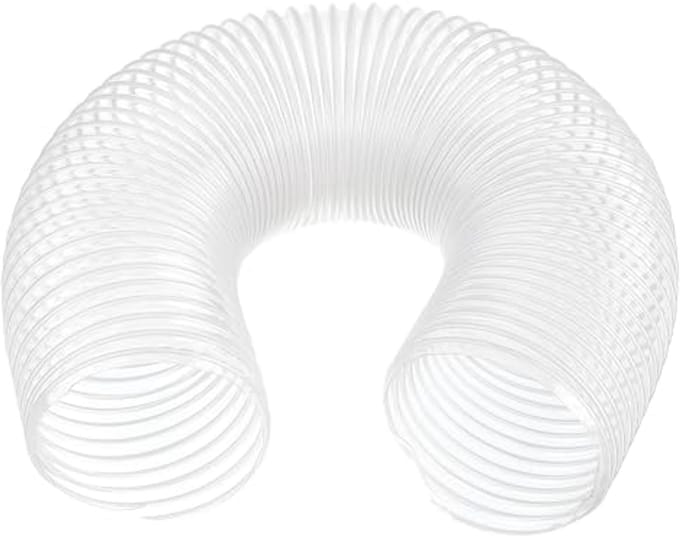 Flexibele PVC stofzuigerslang 100 mm - 1 m lengte voor stofafzuiging